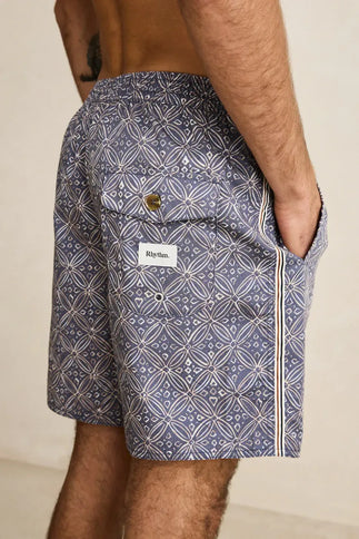 Rhythm Rhythm Heren Heritage Java Beach Short Navy