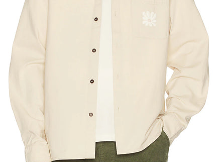 Rhythm Rhythm Heren Kinetic LS Overshirt Off White