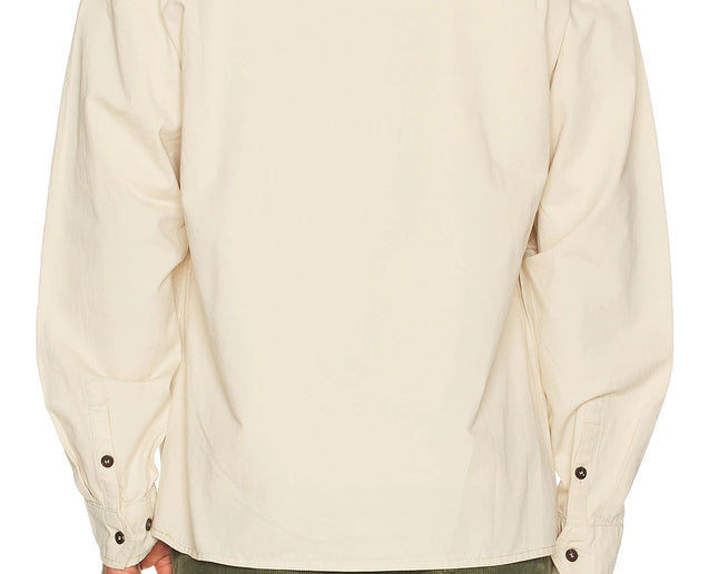 Rhythm Rhythm Heren Kinetic LS Overshirt Off White