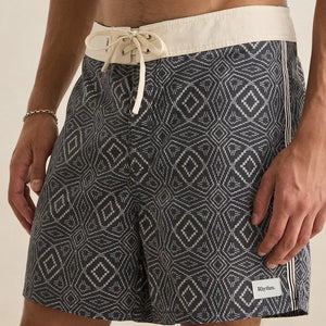 Rhythm Rhythm Heren Mosaic Heritage Trunk Boardshort Black