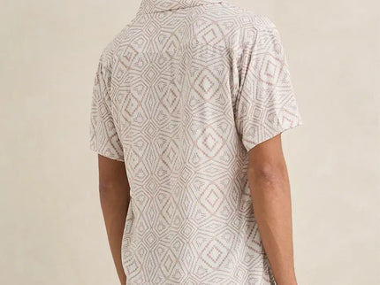 Rhythm Rhythm Heren Mosaic SS Shirt Tobacco