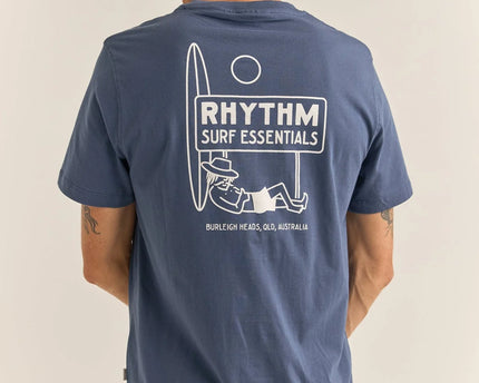 Rhythm Rhythm Heren Siesta Tee Navy