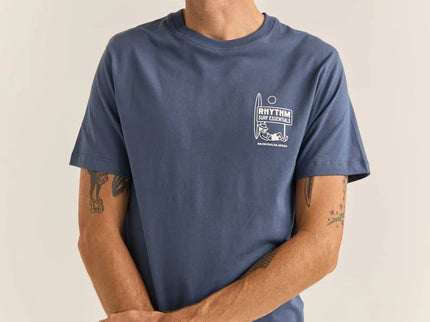 Rhythm Rhythm Heren Siesta Tee Navy