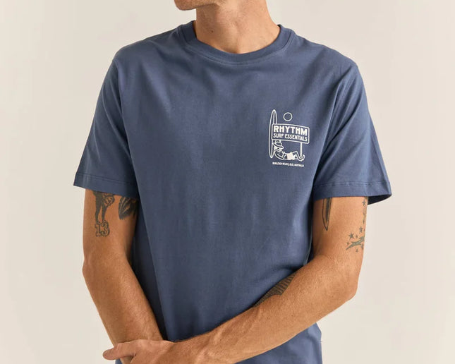 Rhythm Rhythm Heren Siesta Tee Navy