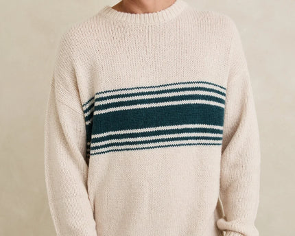 Rhythm Rhythm Heren Strata Knit Sweater Natural