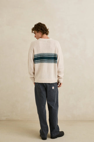 Rhythm Rhythm Heren Strata Knit Sweater Natural