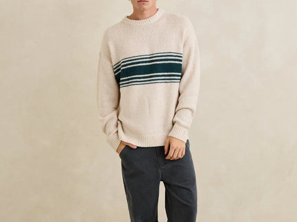 Rhythm Rhythm Heren Strata Knit Sweater Natural
