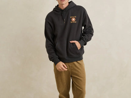 Rhythm Rhythm Heren Surf Essential Hoodie Washed Black