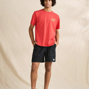 Rhythm Rhythm Heren Textured Wale Jam Shorts Black