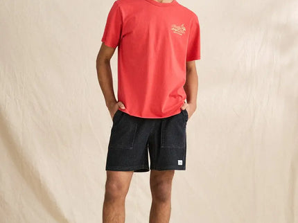 Rhythm Rhythm Heren Textured Wale Jam Shorts Black