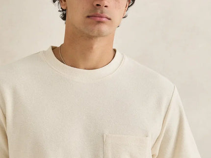 Rhythm Rhythm Heren Vintage Terry Tee Natural