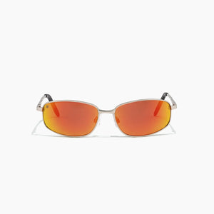 Ritual Vision Ritual Vision Californication Zonnebril - Matte Silver / Orange Reflective