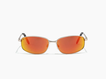 Ritual Vision Ritual Vision Californication Zonnebril - Matte Silver / Orange Reflective