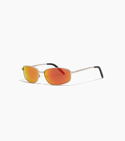 Ritual Vision Ritual Vision Californication Zonnebril - Matte Silver / Orange Reflective