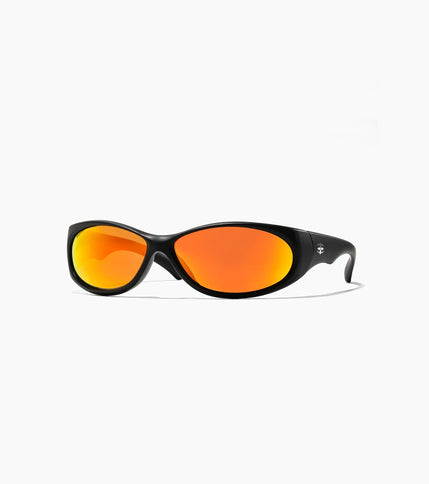 Ritual Vision Ritual Vision - Demon Speed - Matte Black / Reflective Orange - Polarised