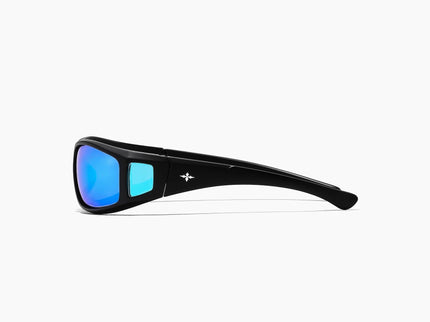 Ritual Vision Ritual Vision Dragster Zonnebril - Matte Black / Blue Reflective - Polarised