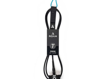 ROAM ROAM 7ft Premium Leash Black