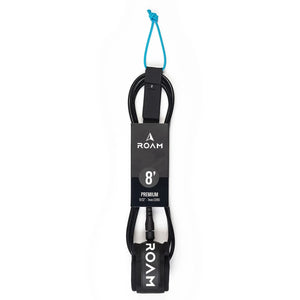 ROAM ROAM 8ft Premium Leash Black