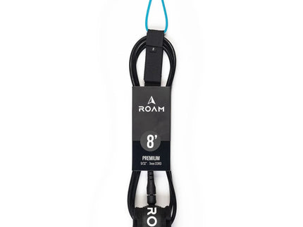 ROAM ROAM 8ft Premium Leash Black
