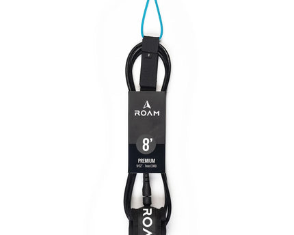 ROAM ROAM 8ft Premium Leash Black