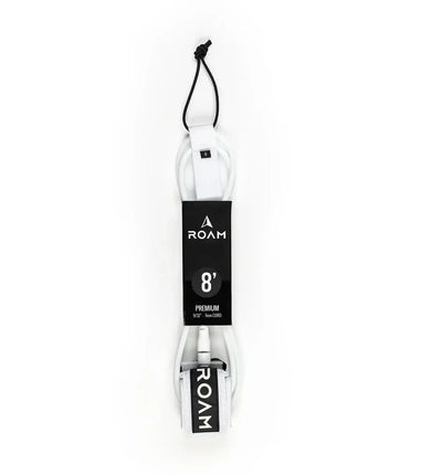 ROAM ROAM 8ft Premium Leash White