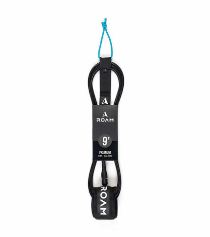 ROAM ROAM 9ft Premium Longboard Ankle Leash Black