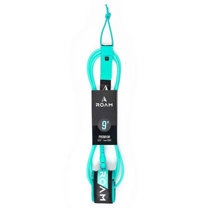 ROAM ROAM 9ft Premium Longboard Ankle Leash Sea Green