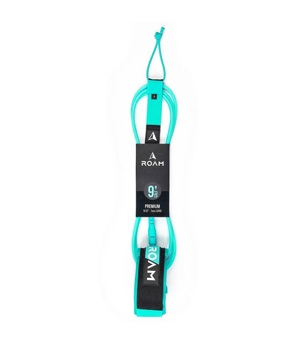 ROAM ROAM 9ft Premium Longboard Calf Leash Sea Green