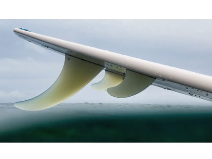 ROAM ROAM Longboard Fin Flex Tip Single Fin Clear