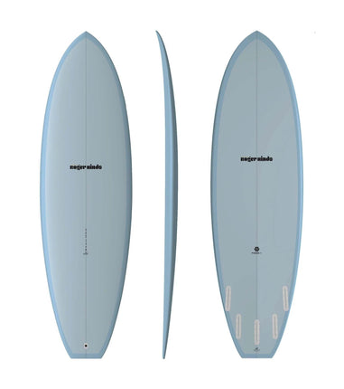 Roger Hinds Surfboards Roger Hinds Nomad - Fusion HD - Futures - 5 Fin 6'0 Blue
