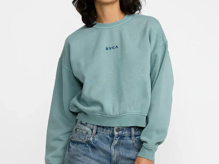 RVCA RVCA Dames Forever Fleece Sweater Blue Haze