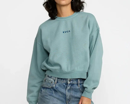 RVCA RVCA Dames Forever Fleece Sweater Blue Haze