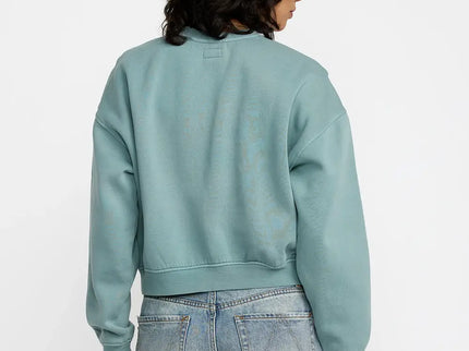 RVCA RVCA Dames Forever Fleece Sweater Blue Haze