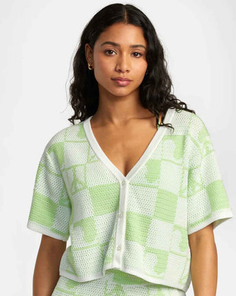 RVCA RVCA Dames Patched Sawyer Top Glow