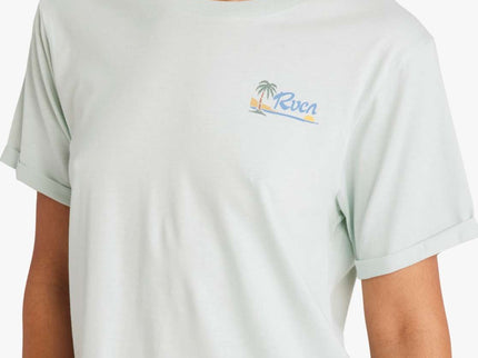 RVCA RVCA Dames Sunset Cuffed Tee Green Tea
