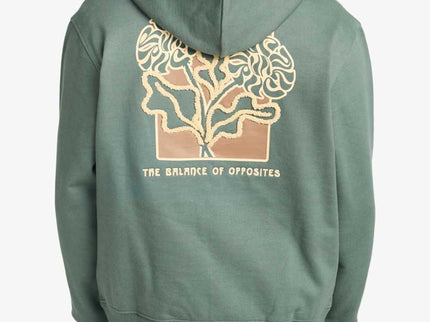 RVCA RVCA Heren Flower Balance Hoodie Balsam Green