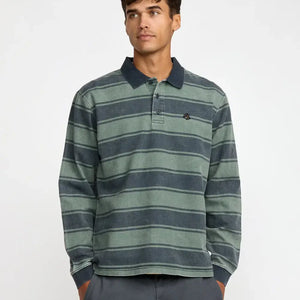 RVCA RVCA Heren KSL LS Polo Shirt Balsam Green