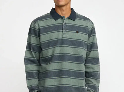 RVCA RVCA Heren KSL LS Polo Shirt Balsam Green