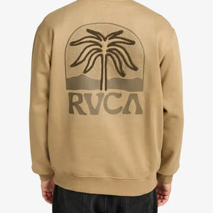 RVCA RVCA Heren Palm Crest Sweater Coyote