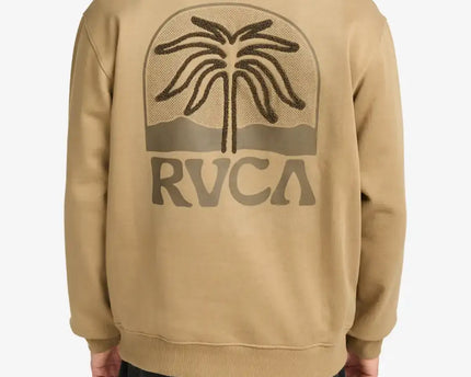 RVCA RVCA Heren Palm Crest Sweater Coyote