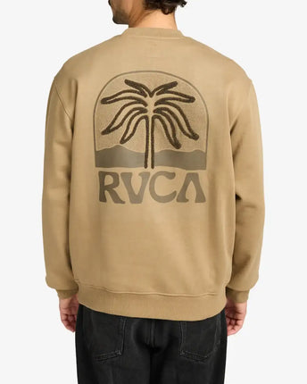 RVCA RVCA Heren Palm Crest Sweater Coyote