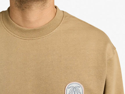 RVCA RVCA Heren Palm Crest Sweater Coyote
