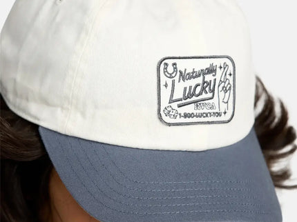 RVCA RVCA Naturally Lucky Dad Hat Stone Blue