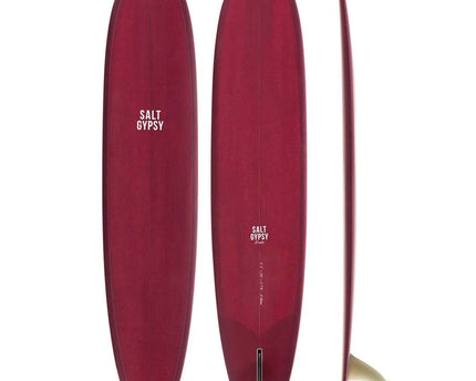 Salt Gypsy Salt Gypsy Dusty Retro Longboard PU - Single Fin FACTORY SECOND 9'0 Merlot