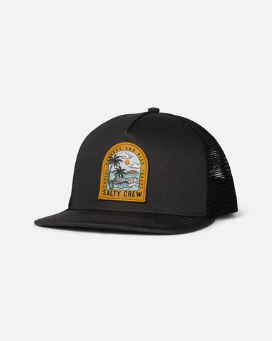 Salty Crew Salty Crew Archway Trucker Cap Black