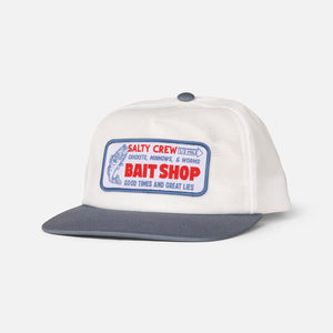 Salty Crew Salty Crew Bait Shop Trucker Cap Off White