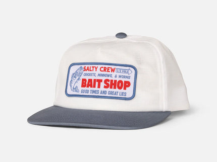 Salty Crew Salty Crew Bait Shop Trucker Cap Off White