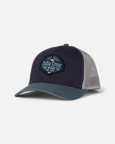 Salty Crew Salty Crew Border Trucker Cap Navy Slate