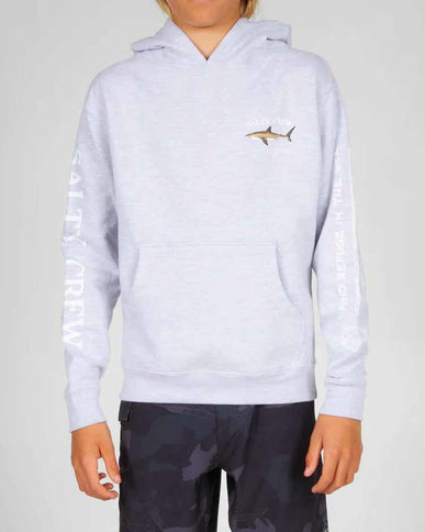 Salty Crew Salty Crew Boys Bruce Hood Fleece Grey Heather
