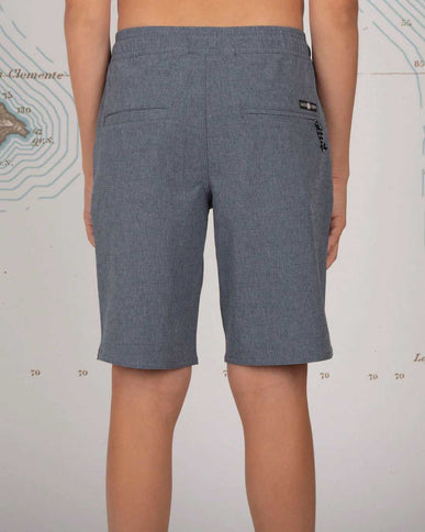 Salty Crew Salty Crew Boys Drifter 2 Hybrid Elastic Shorts Navy
